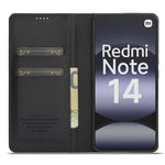 LC.IMEEKE L1 Series for Xiaomi Redmi Note 14 4G (164.84mm) Case PU Leather Wallet Stand Protective Phone Cover