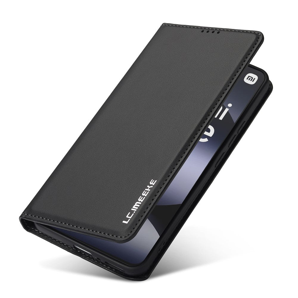 LC.IMEEKE L1 Series for Xiaomi Redmi Note 14 4G (164.84mm) Case PU Leather Wallet Stand Protective Phone Cover