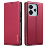 LC.IMEEKE L1 Series for Xiaomi Redmi Note 14 4G (164.84mm) Case PU Leather Wallet Stand Protective Phone Cover