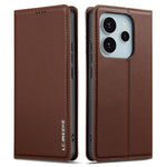 LC.IMEEKE L1 Series for Xiaomi Redmi Note 14 4G (164.84mm) Case PU Leather Wallet Stand Protective Phone Cover