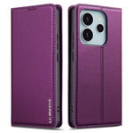 LC.IMEEKE L1 Series for Xiaomi Redmi Note 14 4G (164.84mm) Case PU Leather Wallet Stand Protective Phone Cover