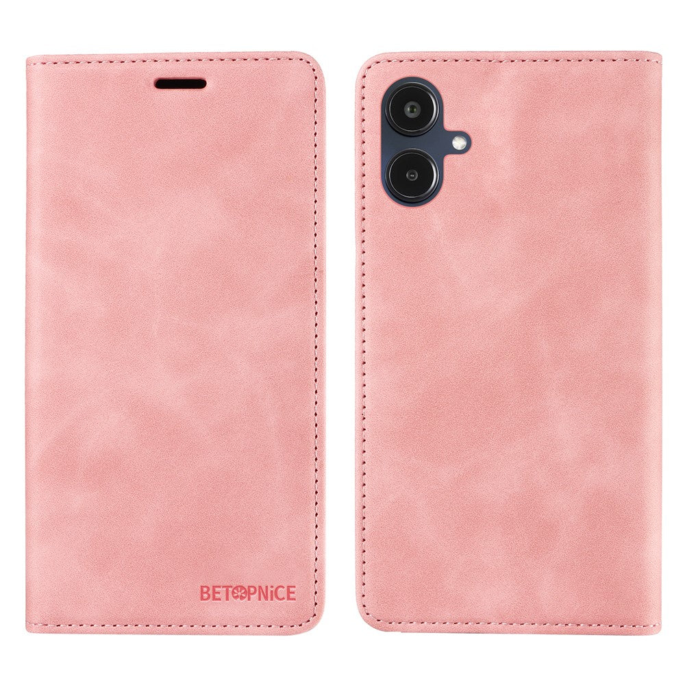 BETOPNICE Til Samsung Galaxy A25e Cover Magnetisk Lukning RFID-Blokering Pung Stativ Læder Telefoncover