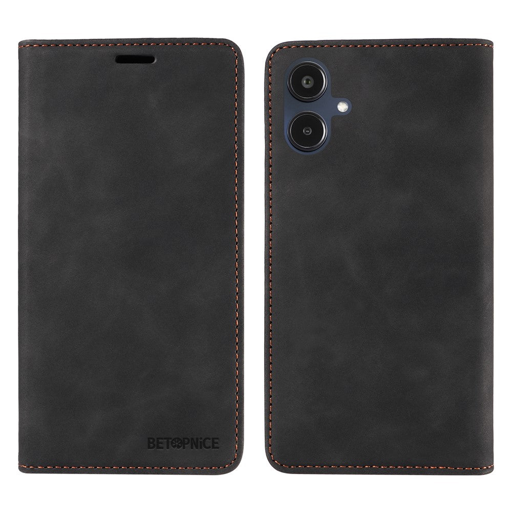 BETOPNICE Til Samsung Galaxy A25e Cover Magnetisk Lukning RFID-Blokering Pung Stativ Læder Telefoncover