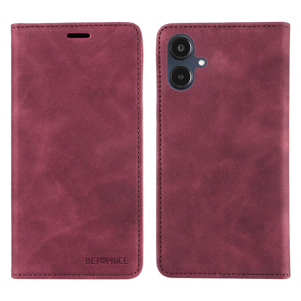 BETOPNICE Til Samsung Galaxy A25e Cover Magnetisk Lukning RFID-Blokering Pung Stativ Læder Telefoncover