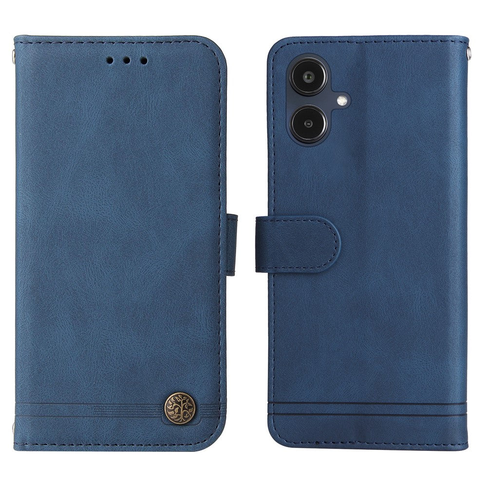 For Samsung Galaxy A25e Leather Wallet Cases Skin Touch Phone Cover Stand with Strap