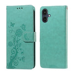For Samsung Galaxy A25e Leather Case Butterfly Floral Imprint Wallet Stand Cover