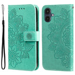 For Samsung Galaxy A25e Case Floral Pattern PU Leather Wallet Stand Phone Cover