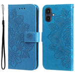 For Samsung Galaxy A25e Case Floral Pattern PU Leather Wallet Stand Phone Cover