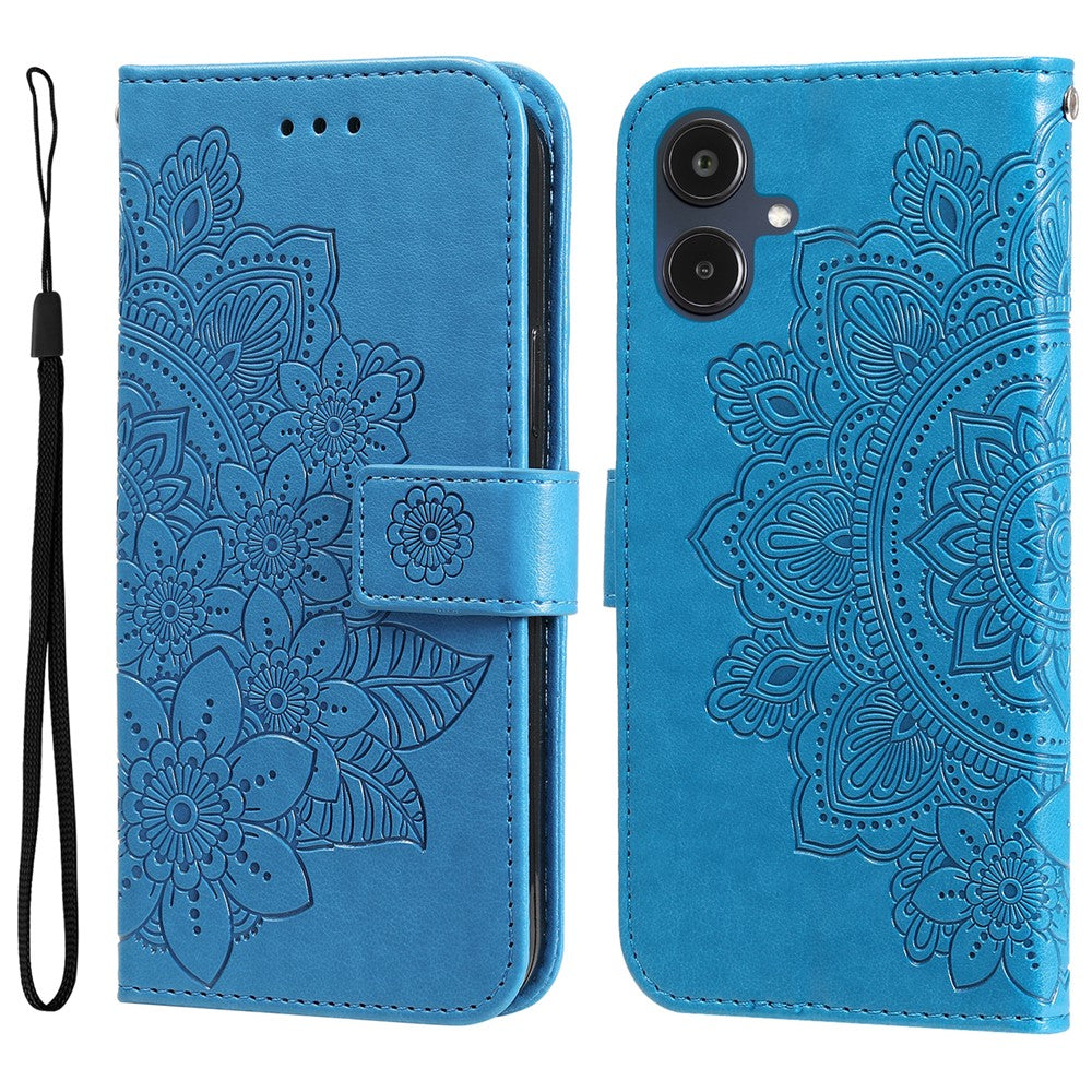 For Samsung Galaxy A25e Case Floral Pattern PU Leather Wallet Stand Phone Cover