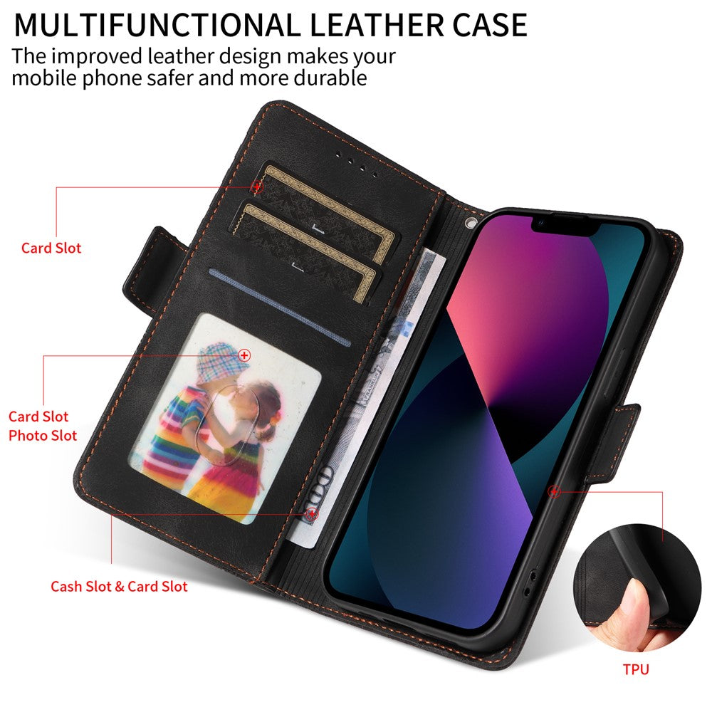 For Samsung Galaxy A25e Leather Cases Wallet Rhombus Imprinted Phone Cover Stand with Strap