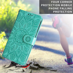 For Samsung Galaxy A25e Case Sunflower Imprint Leather Wallet Phone Cover