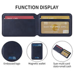 BETOPNICE For iPhone 11 Pro Max Magnetic Case  RFID Blocking Leather Phone Back Cover with Detachable Card Bag