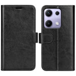 For Xiaomi Redmi Note 14S 4G Case Crazy Horse Texture Stand Leather Phone Cover
