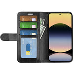 For Xiaomi Redmi Note 14S 4G Case Crazy Horse Texture Stand Leather Phone Cover