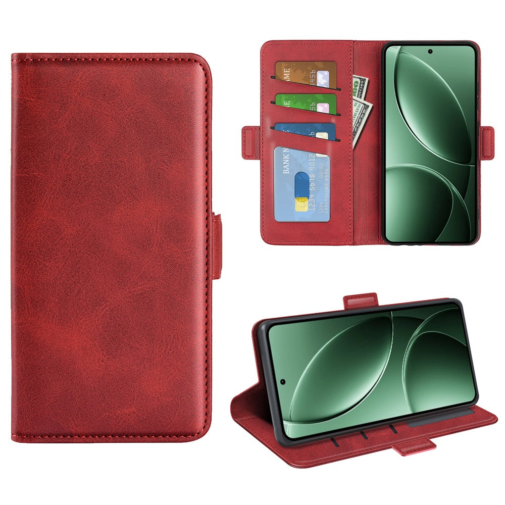For Xiaomi Redmi K80 5G Case Calf Texture Leather Wallet Phone Cover