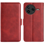 For Xiaomi Redmi K80 5G Case Calf Texture Leather Wallet Phone Cover