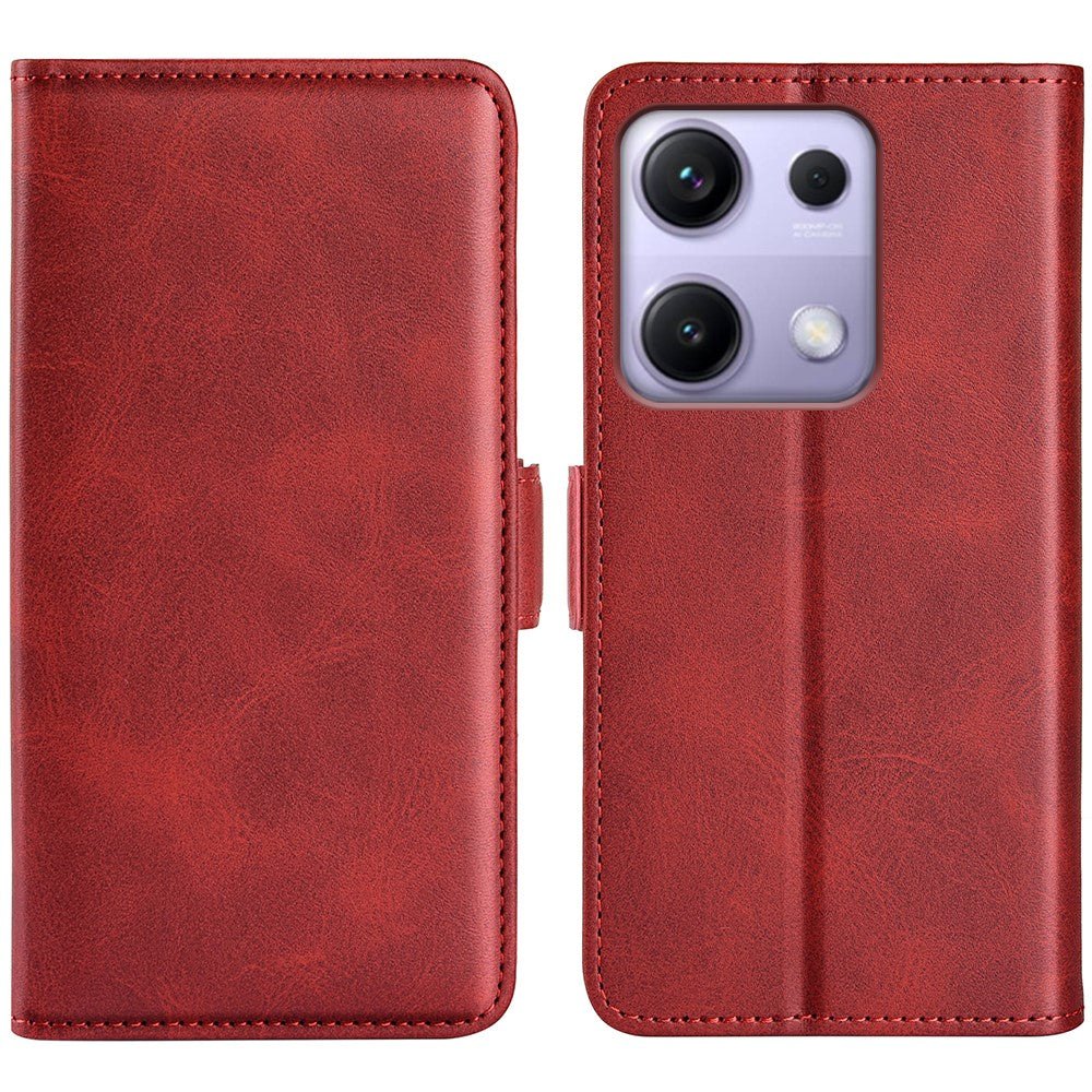 For Xiaomi Redmi Note 14S 4G Case Calf Texture Leather Wallet Phone Cover
