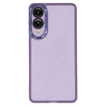 WANLONFENG For Samsung Galaxy S25 Edge TPU Case  DKSM Series Electroplated Frame Back Cover with Tempered Glass