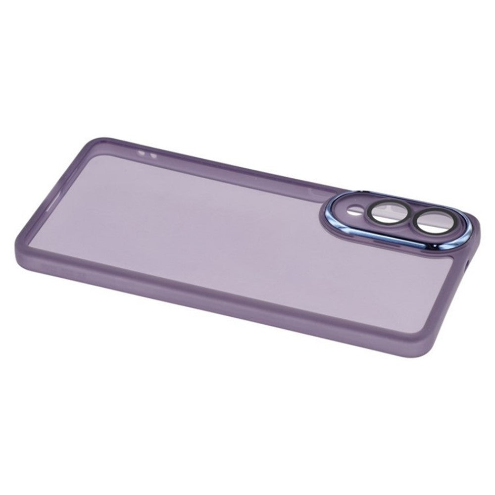 WANLONFENG For Samsung Galaxy S25 Edge TPU Case  DKSM Series Electroplated Frame Back Cover with Tempered Glass