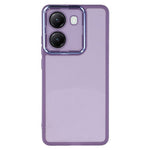 WANLONFENG For Xiaomi Poco X7 Pro 5G TPU Case  DKSM Series Electroplated Frame Back Cover with Tempered Glass