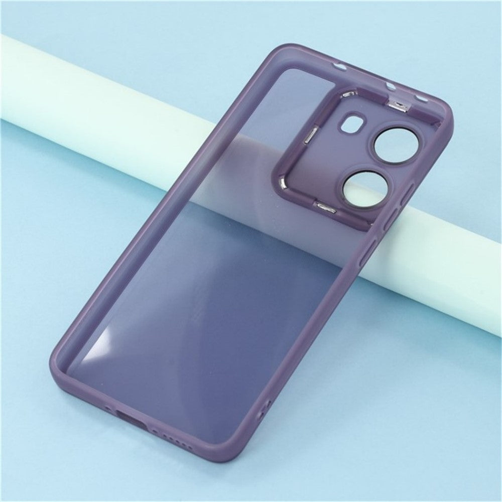 WANLONFENG For Xiaomi Poco X7 Pro 5G TPU Case  DKSM Series Electroplated Frame Back Cover with Tempered Glass
