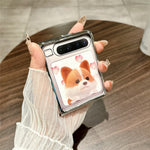 For Huawei Pura X Case Electroplated Frame PU Leather + PC Slim Shockproof Cover