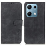 KHAZNEH For Xiaomi Redmi Note 14S 4G Case PU Leather Retro Texture Phone Cover