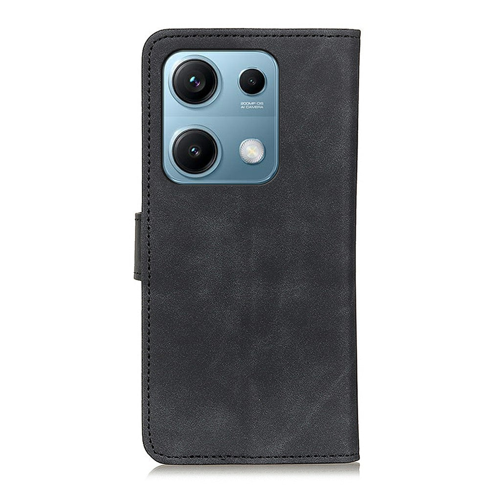 KHAZNEH For Xiaomi Redmi Note 14S 4G Case PU Leather Retro Texture Phone Cover