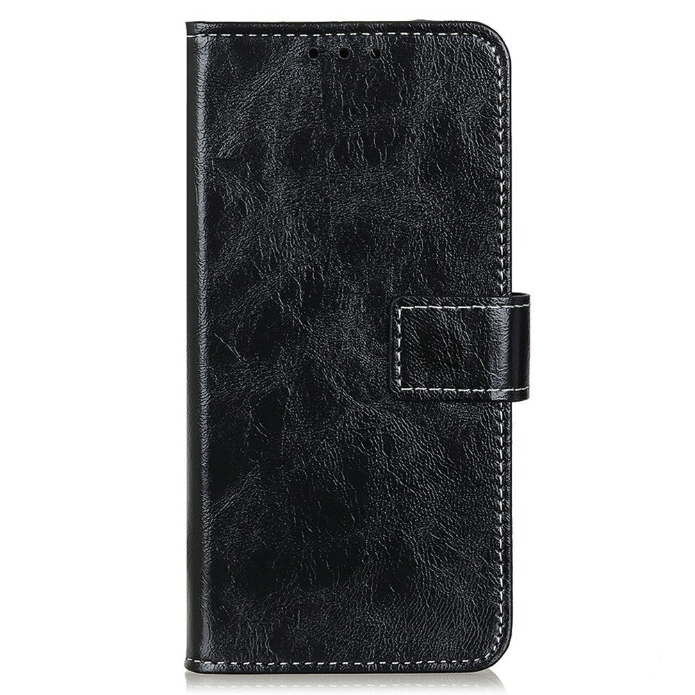 For Xiaomi Redmi Note 14S 4G Case Wallet Leather Phone Cover Crazy Horse Texture