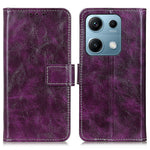 Xiaomi Redmi Note 14S 4G Plånboksfodral Lädermobilfodral Crazy Horse Texture