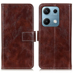 For Xiaomi Redmi Note 14S 4G Case Wallet Leather Phone Cover Crazy Horse Texture