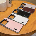 For Xiaomi 15 Case Lizard Textured PU + PC Phone Back Cover Electroplating