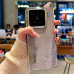 For Xiaomi 15 Case Lizard Textured PU + PC Phone Back Cover Electroplating