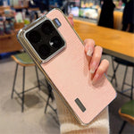 For Xiaomi 15 Pro Case Lizard Textured PU + PC Phone Back Cover Electroplating