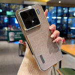 For Xiaomi 15 Pro Case Lizard Textured PU + PC Phone Back Cover Electroplating