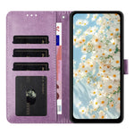 For Honor Magic7 Lite 5G / X9c 5G / X60 Pro 5G Leather Case Daisy Imprint Wallet Stand Phone Protective Cover