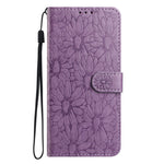 For Honor Magic7 Lite 5G / X9c 5G / X60 Pro 5G Leather Case Daisy Imprint Wallet Stand Phone Protective Cover