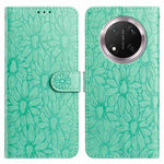 For Honor Magic7 Lite 5G / X9c 5G / X60 Pro 5G Leather Case Daisy Imprint Wallet Stand Phone Protective Cover