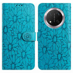 For Honor Magic7 Lite 5G / X9c 5G / X60 Pro 5G Leather Case Daisy Imprint Wallet Stand Phone Protective Cover