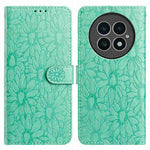 For OnePlus 13 Leather Case Daisy Imprint Wallet Stand Phone Protective Cover
