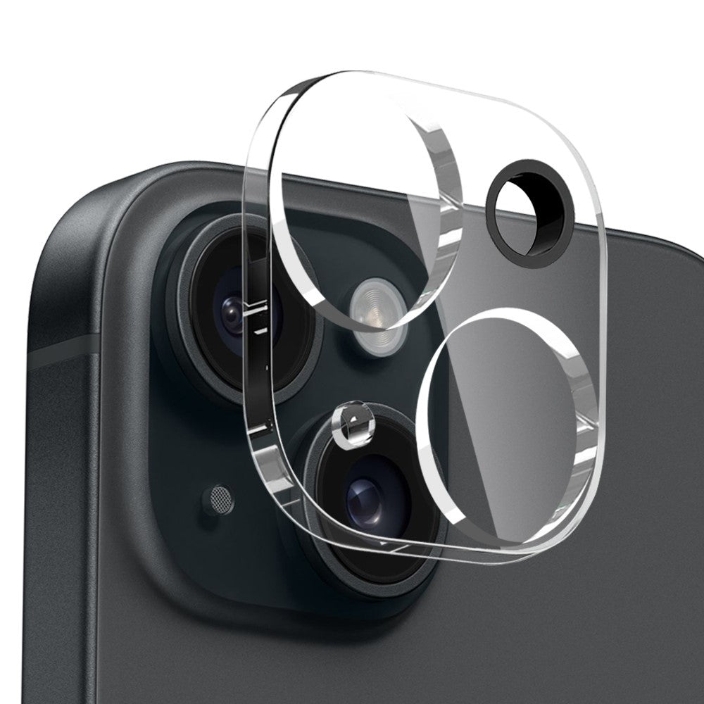 NORTHJO For iPhone 15 Clear Case Shockproof TPU Cover with Tempered Glass and Camera Lens Film