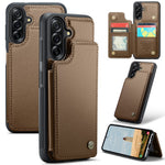 CASEME For Samsung Galaxy A56 5G Case with RFID Blocking 5 Card Slots  C22 Leather Back Cover