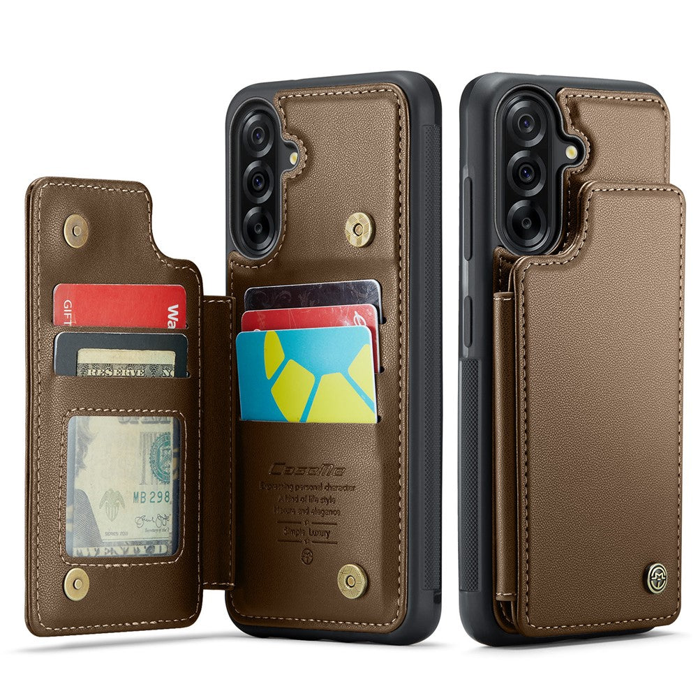 CASEME For Samsung Galaxy A56 5G Case with RFID Blocking 5 Card Slots  C22 Leather Back Cover