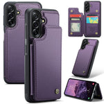 CASEME For Samsung Galaxy A56 5G Case with RFID Blocking 5 Card Slots  C22 Leather Back Cover
