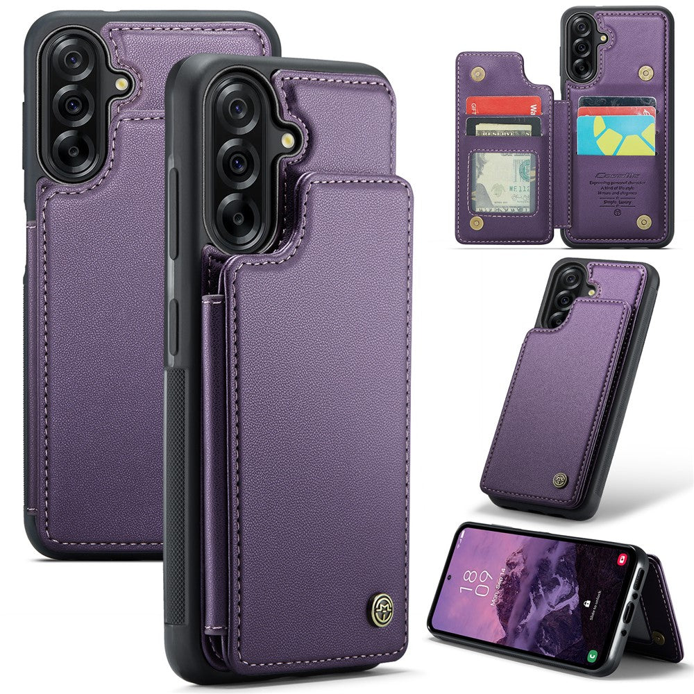 CASEME For Samsung Galaxy A56 5G Case with RFID Blocking 5 Card Slots  C22 Leather Back Cover