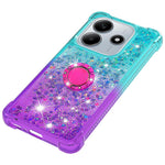 For Xiaomi Redmi Note 14 5G (China) / Xiaomi Redmi Note 14 5G TPU Case with Kickstand Gradiant Quicksand Shockproof Cover