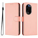 For Huawei nova 13 Pro 5G Case Solid Color Wallet Leather Phone Cover with Strap