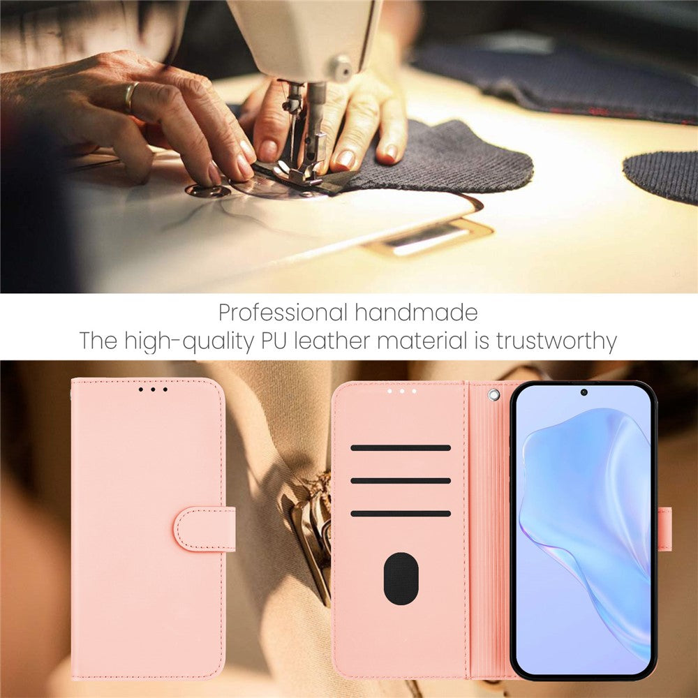 For Huawei nova 13 Pro 5G Case Solid Color Wallet Leather Phone Cover with Strap