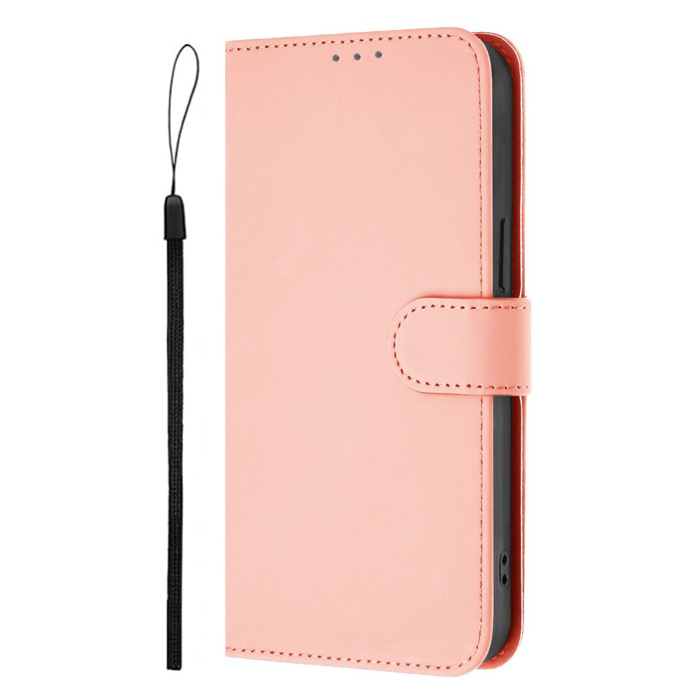 For Huawei nova 13 Pro 5G Case Solid Color Wallet Leather Phone Cover with Strap