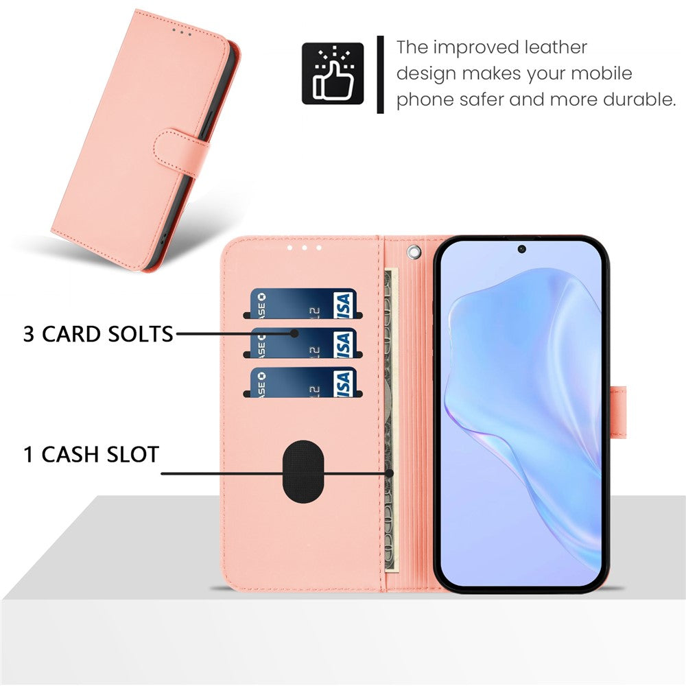 For Huawei nova 13 Pro 5G Case Solid Color Wallet Leather Phone Cover with Strap